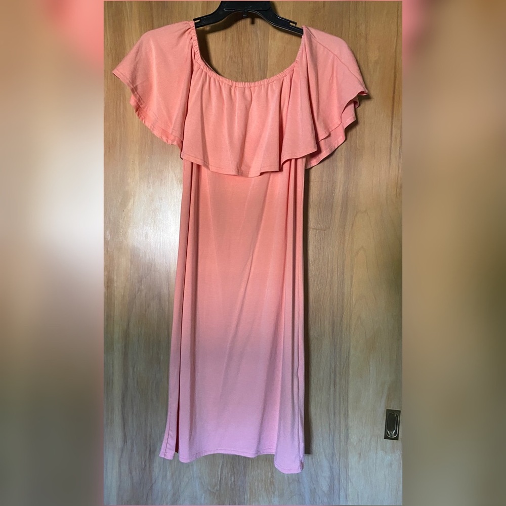 Large off the shoulder dress
